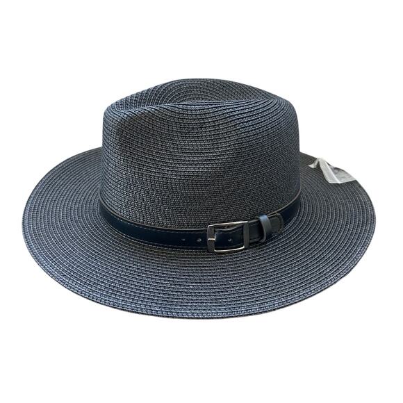 Panama Beach Hat Adjustable Fit Detachable Chin Strap Unisex Sun Hat UPF 80+ NWT - Picture 3 of 11